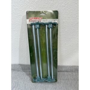 Coleman 10 in Tent Stake Heavy Duty Plated Steel 4 Stakes New 2000003432